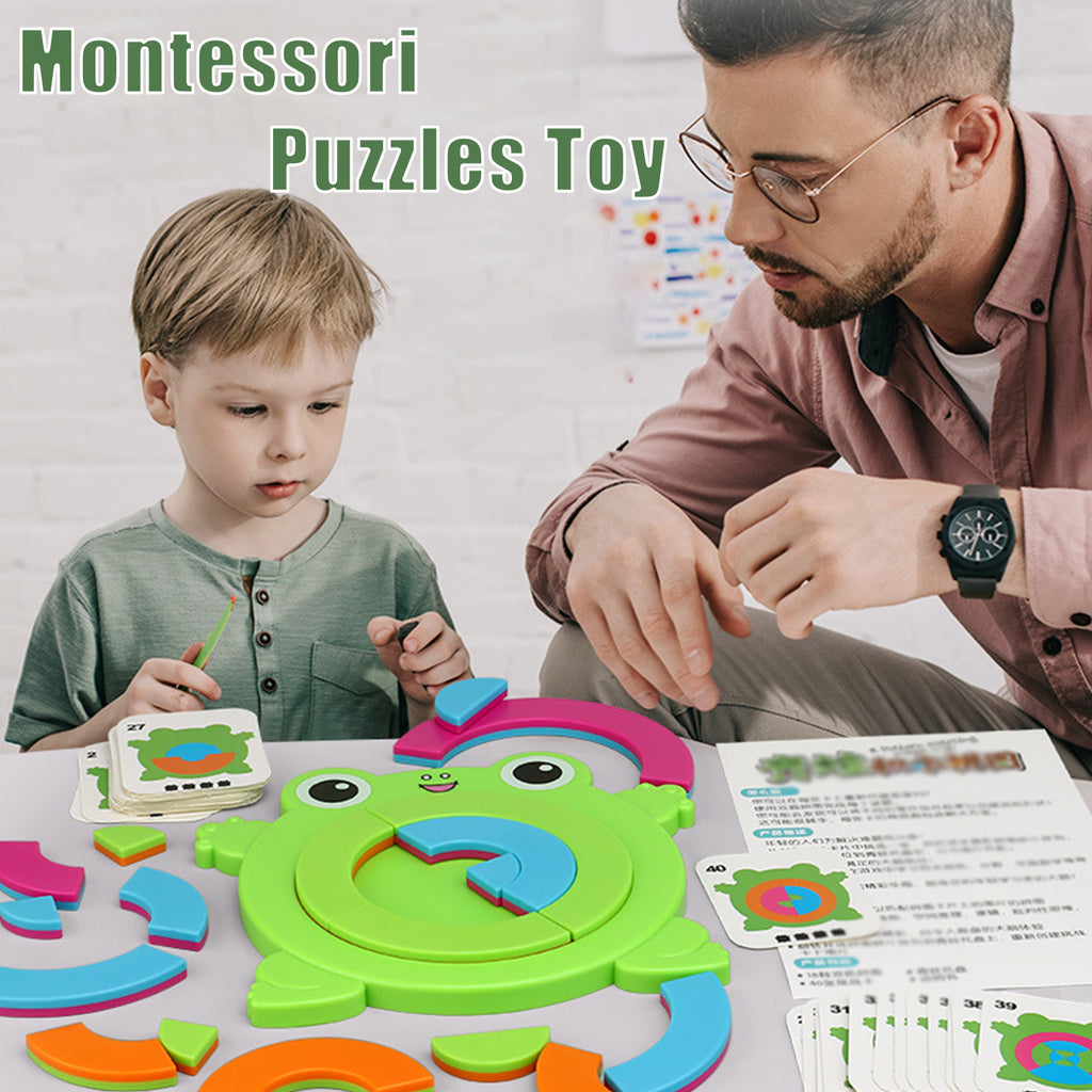 Frog Jigsaw Shape Puzzles Educational Toys B2385