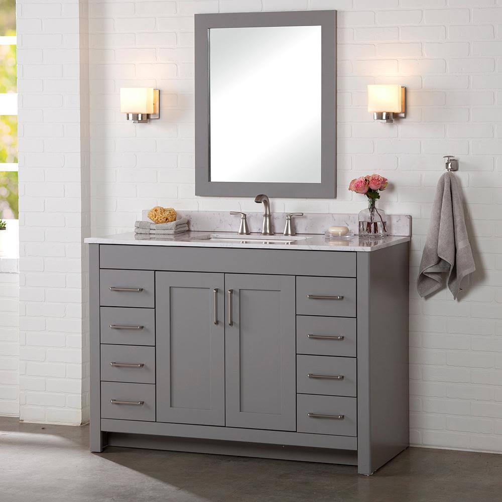 Sterling Gray Bath Vanity Cabinet B797