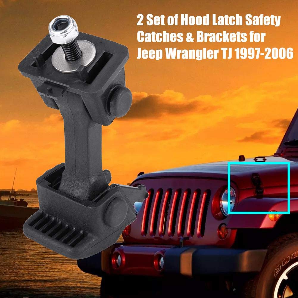 Hood Latch Catch Set of 2 L65876