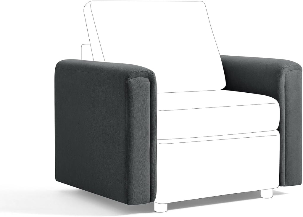 Dark Gray Modular Sectional Sofa V5120