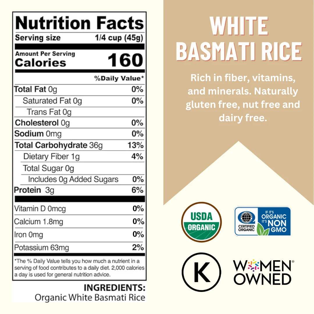 40 lb. White Basmati Rice D251824