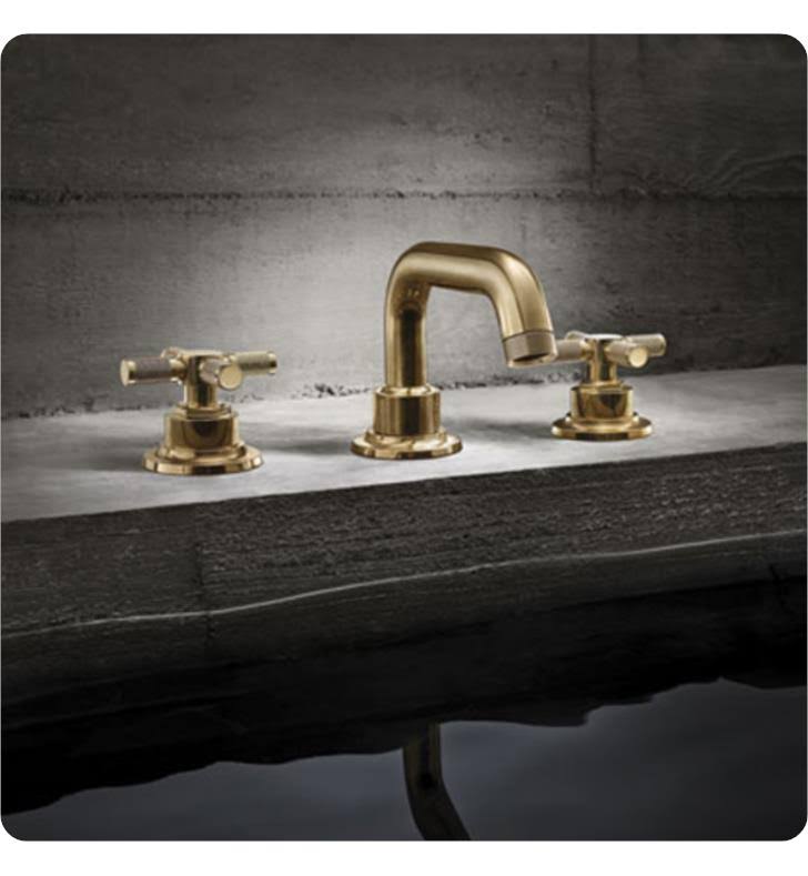Polished Brass Widespread Lavatory Faucet O359