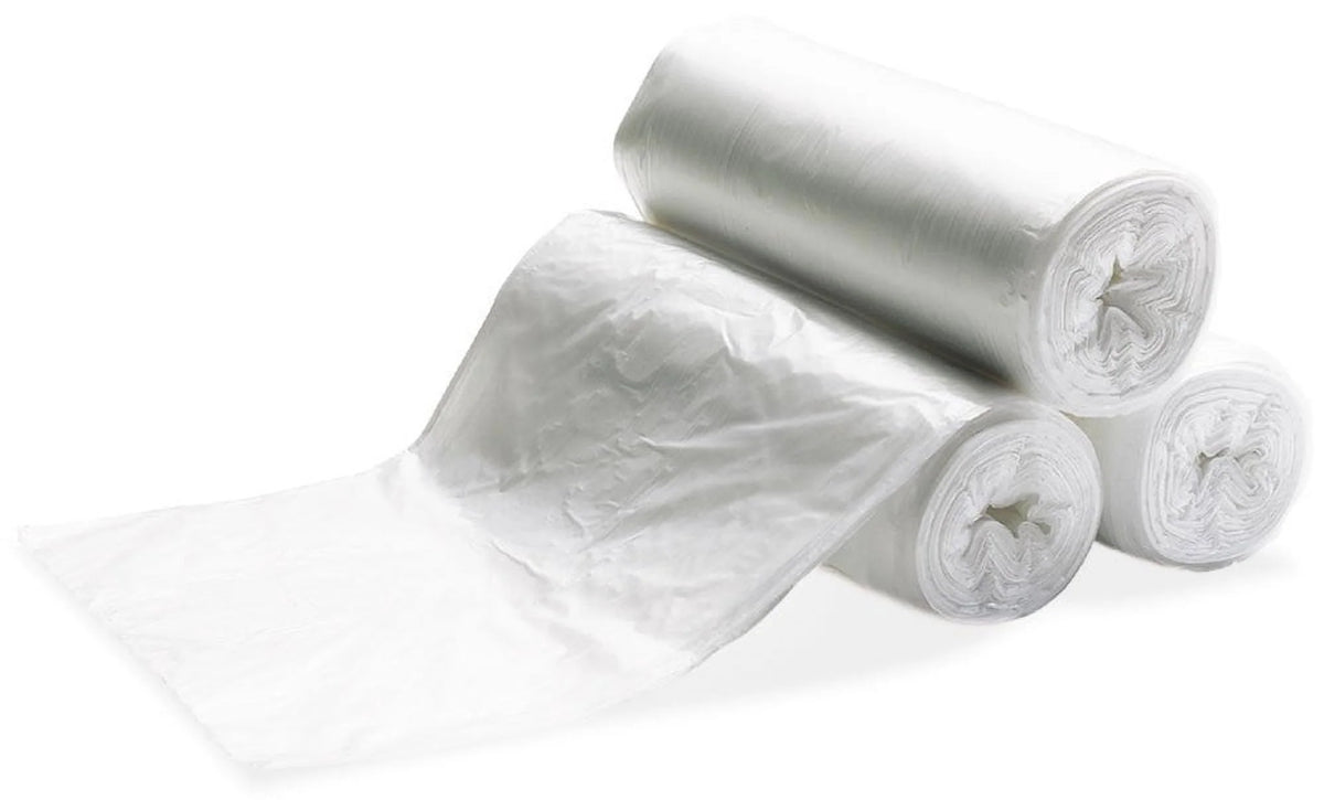 Clear 6 Micron High Density Trash Can Liner C9941