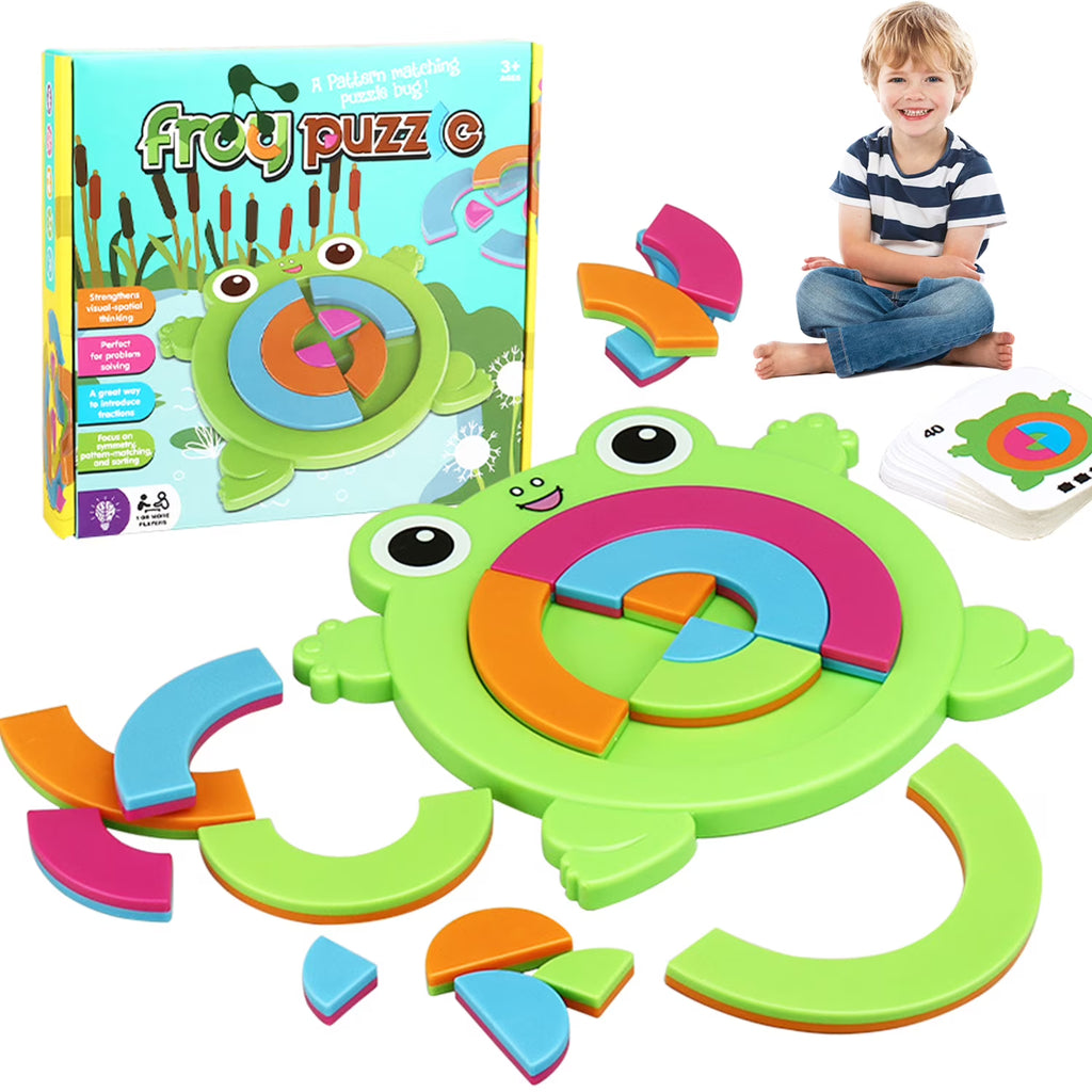 Frog Jigsaw Shape Puzzles Educational Toys B2385