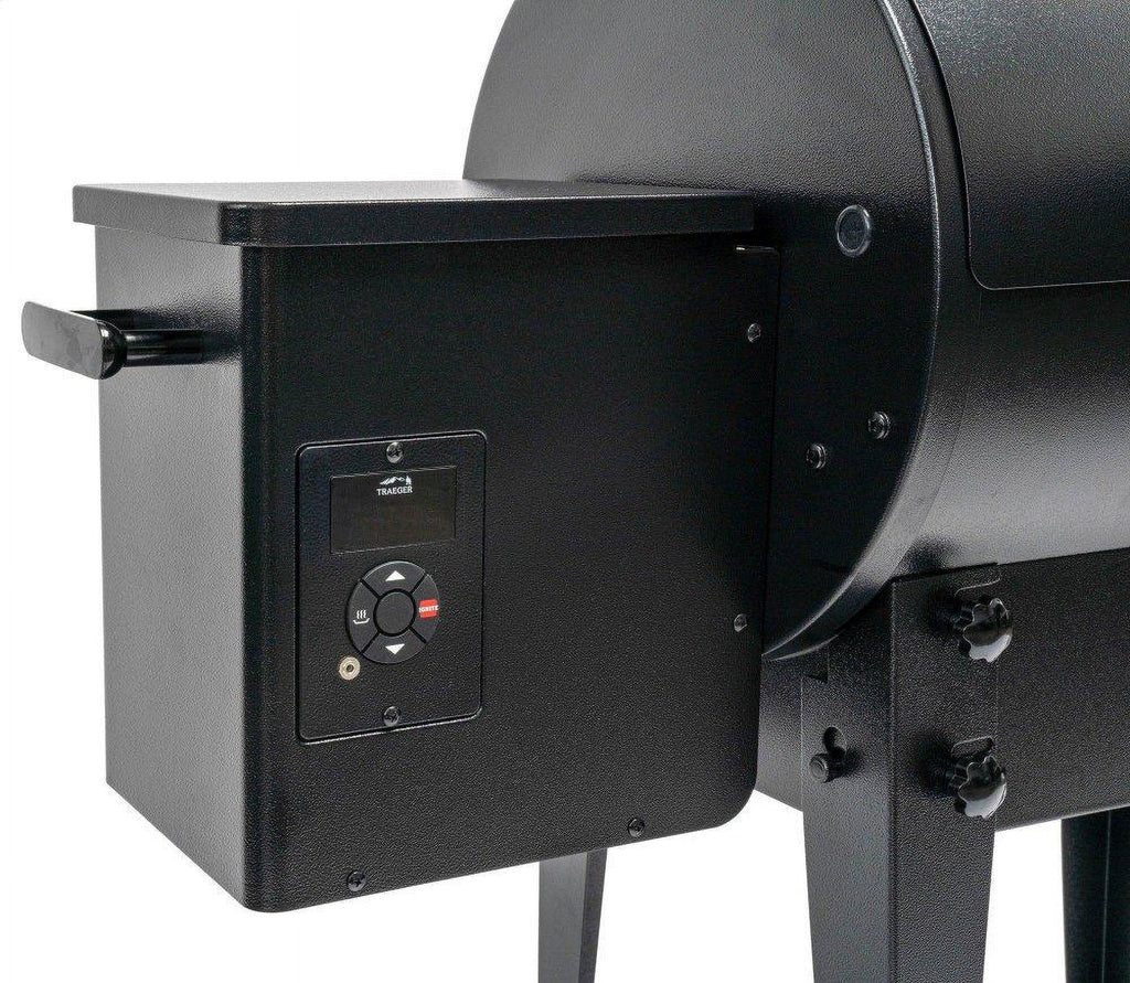Black Wood Pellet Grill and Smoker W1380
