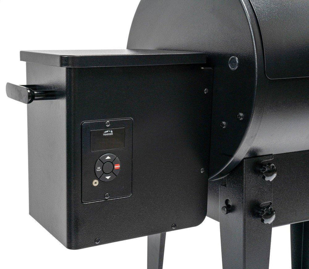 Black Wood Pellet Grill and Smoker W1380