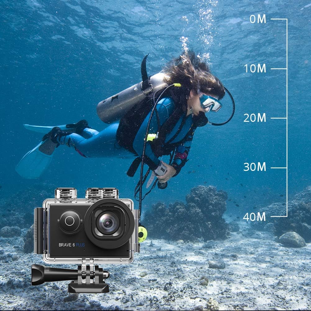 Native 4K30FPS 20MP WiFi Action Camera with Touch Screen U50393