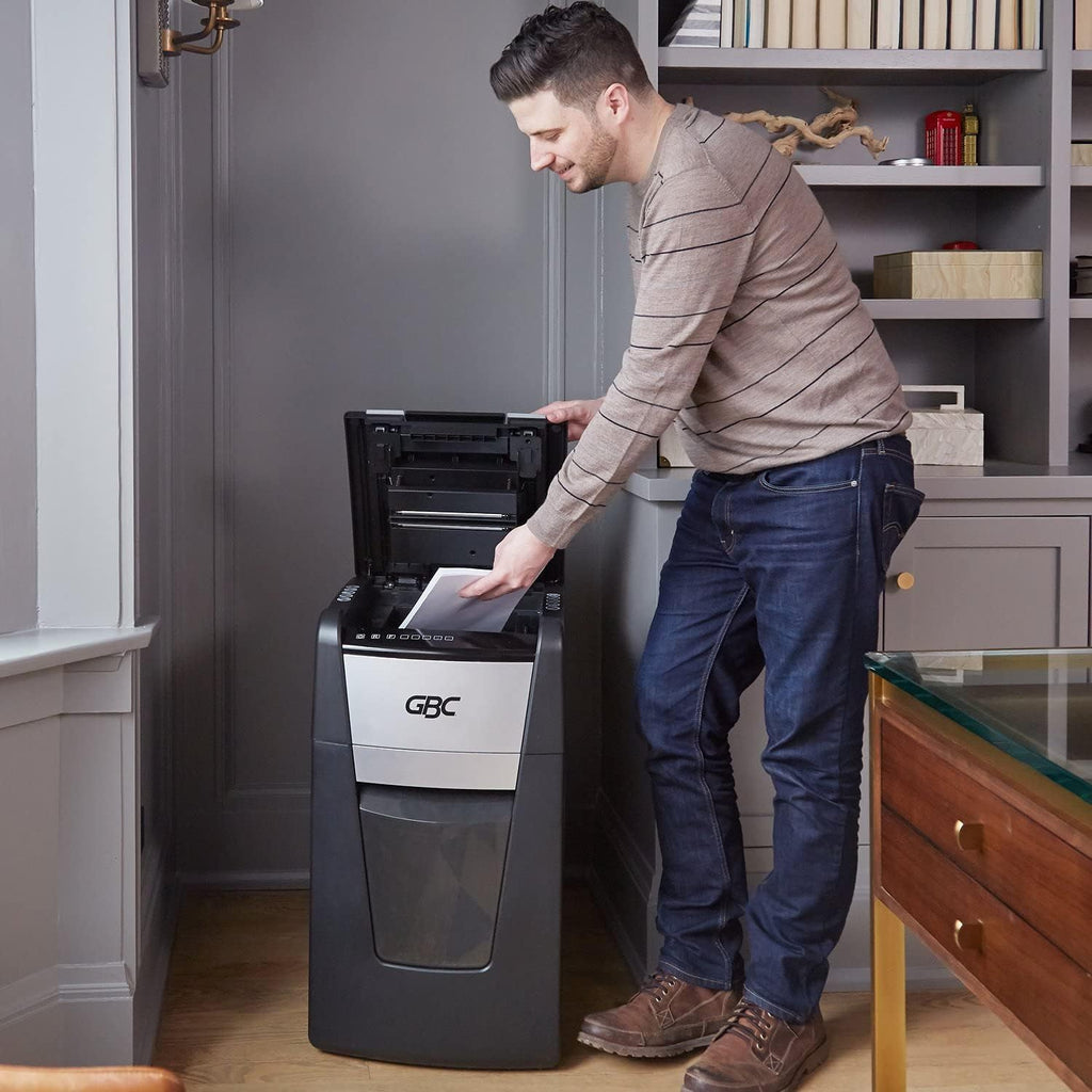 Auto Feed 300 Sheet Capacity Micro-Cut Paper Shredder N7845