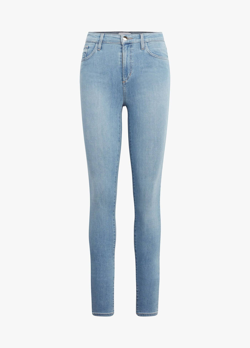 White High Rise Skinny Jeans O684365