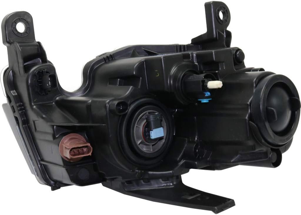 Jeep Grand Cherokee Passenger Side Black Bezel Halogen Headlight Assembly M413