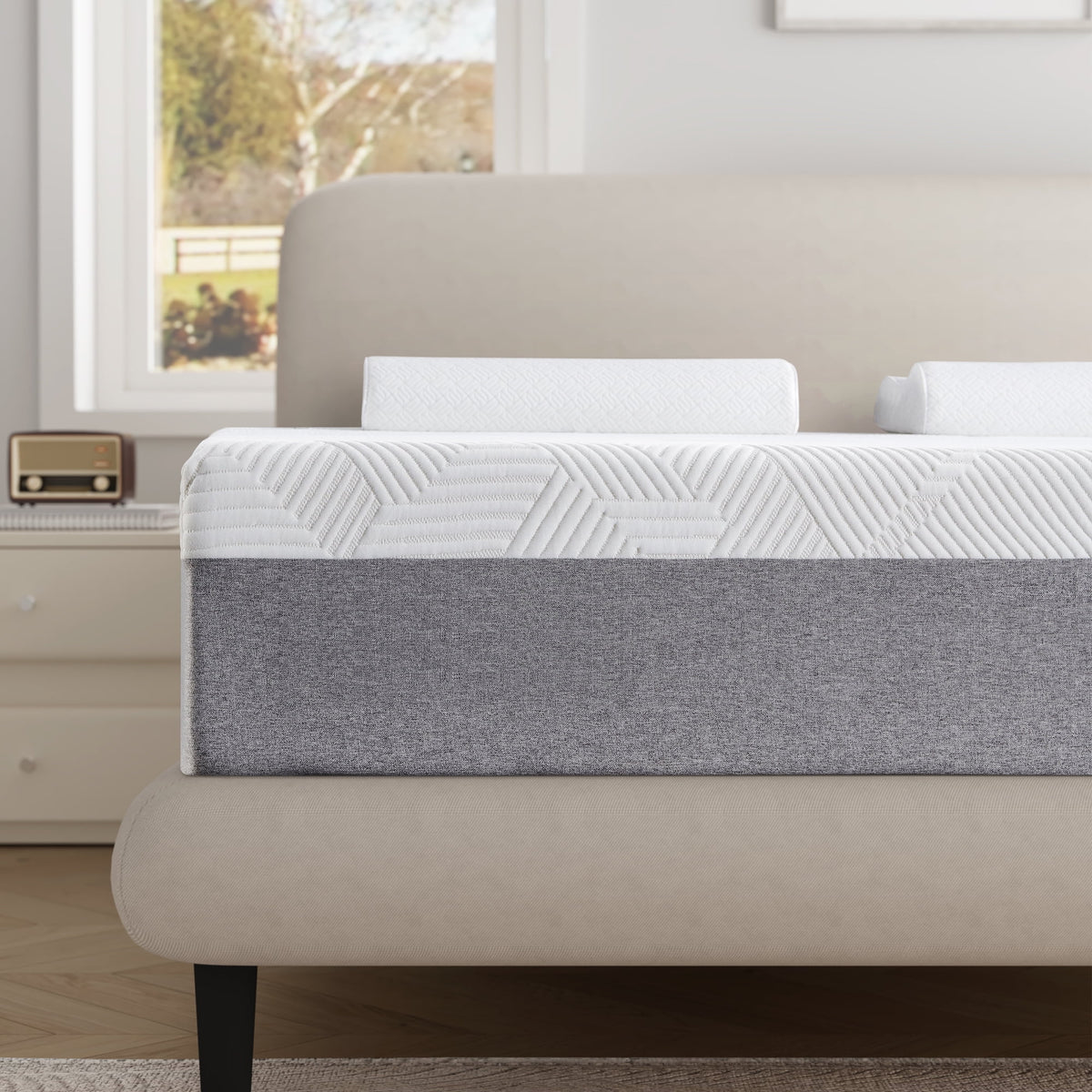 King Size Medium Firm Memory Foam Mattress W889284