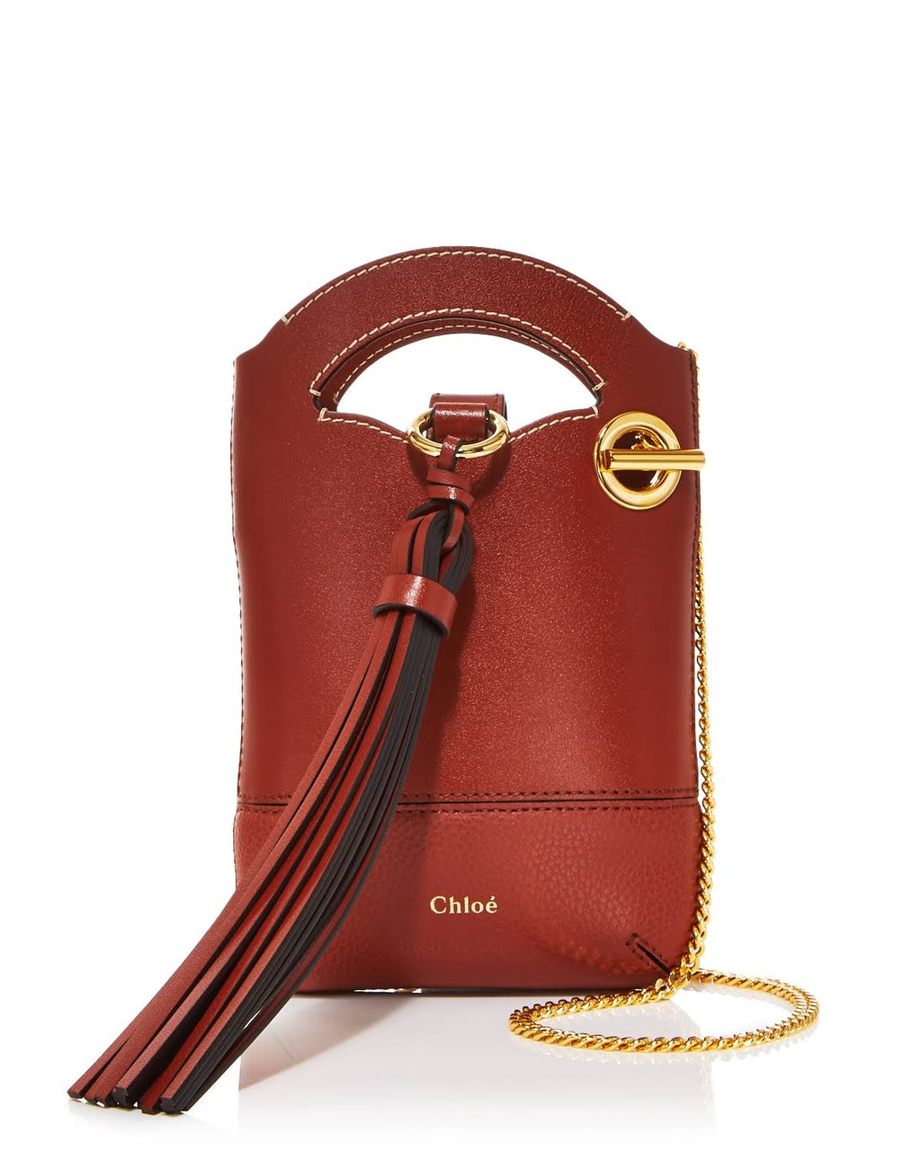 Mini Leather Crossbody Phone Pouch V716358