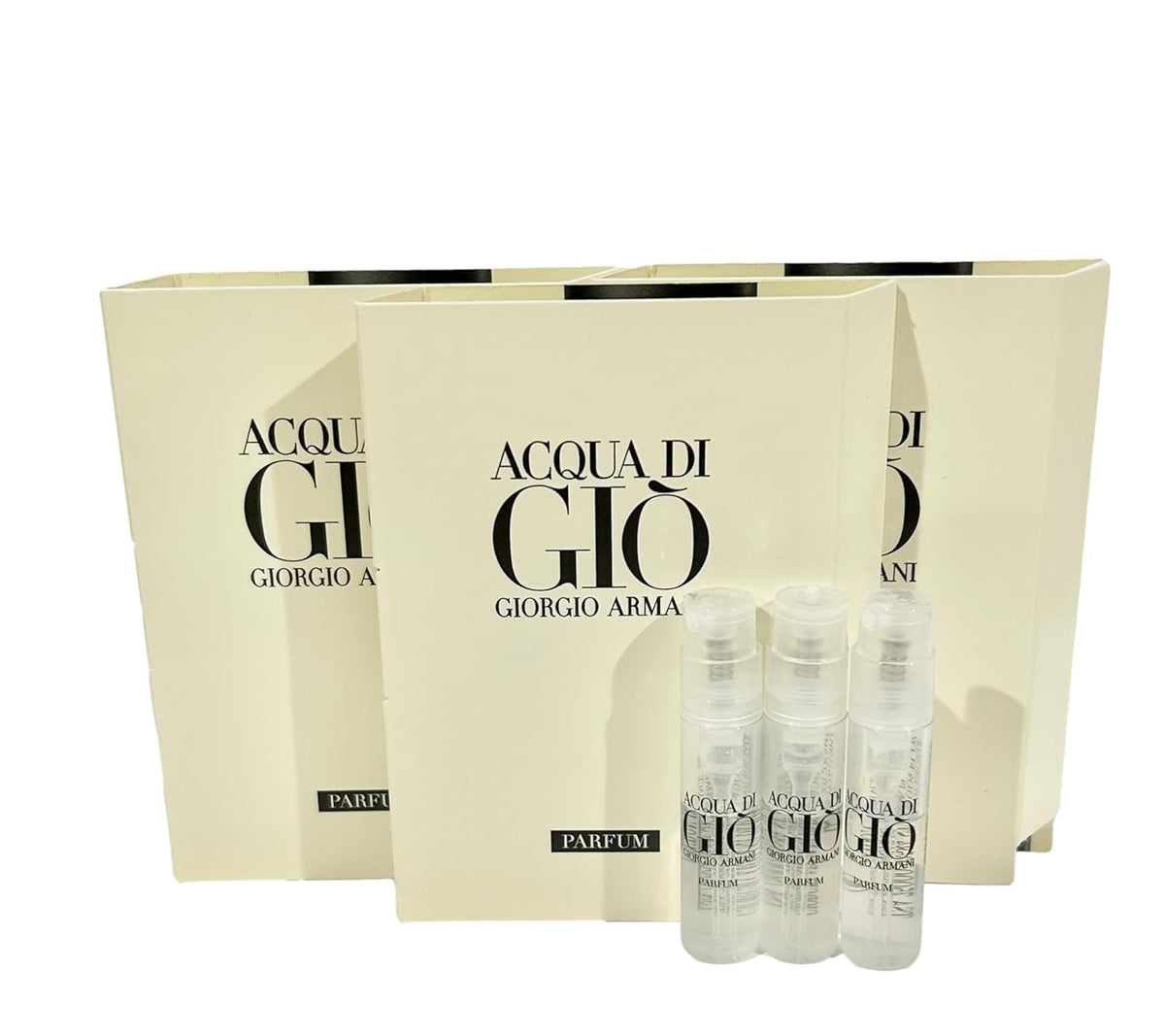 3 Pcs Acqua Di Gio Parfum Sample Spray Perfume 1.2ml K68607