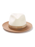 Ivory Straw Fedora Hat L154842