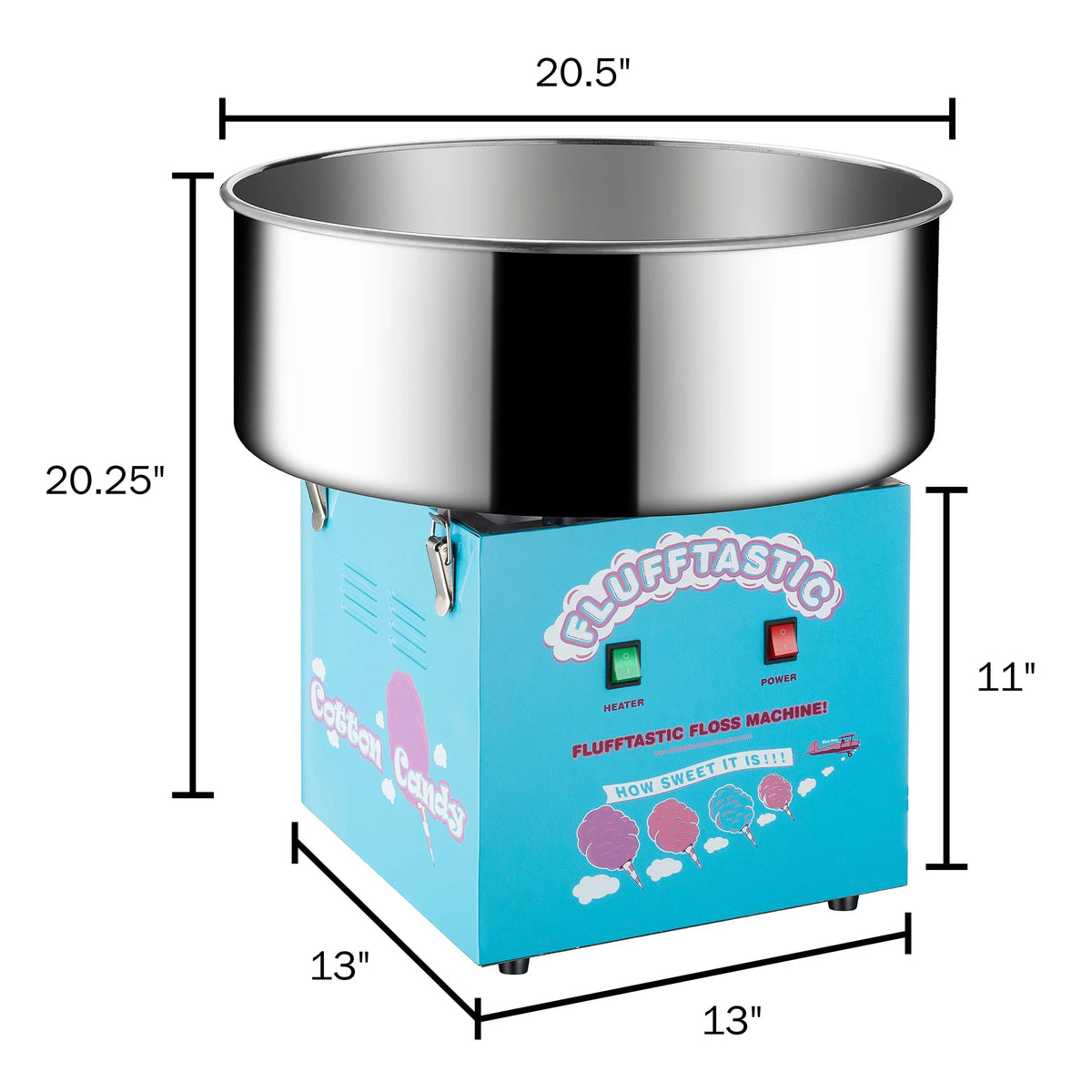 Cotton Candy Machine Stainless Steel H134449