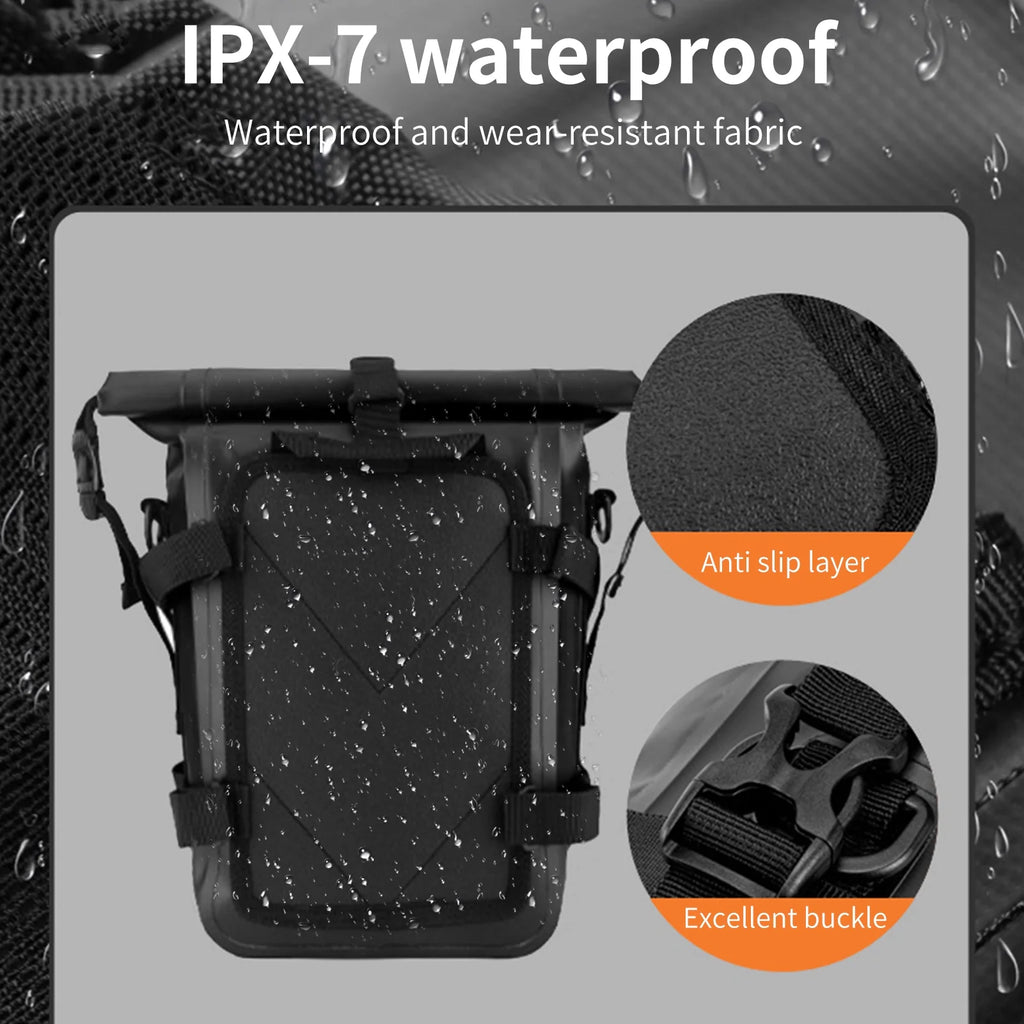 Waterproof Motorcycle Frame Bag, 8L Motorbike Side Bag L488