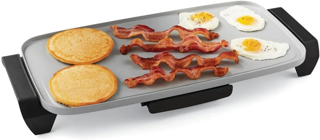 Gray Nonstick Electric Griddle V4747
