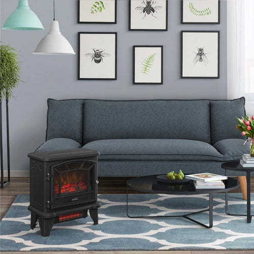 1,000 sq ft Infrared Quartz Electric Fireplace Stove Heater T3861