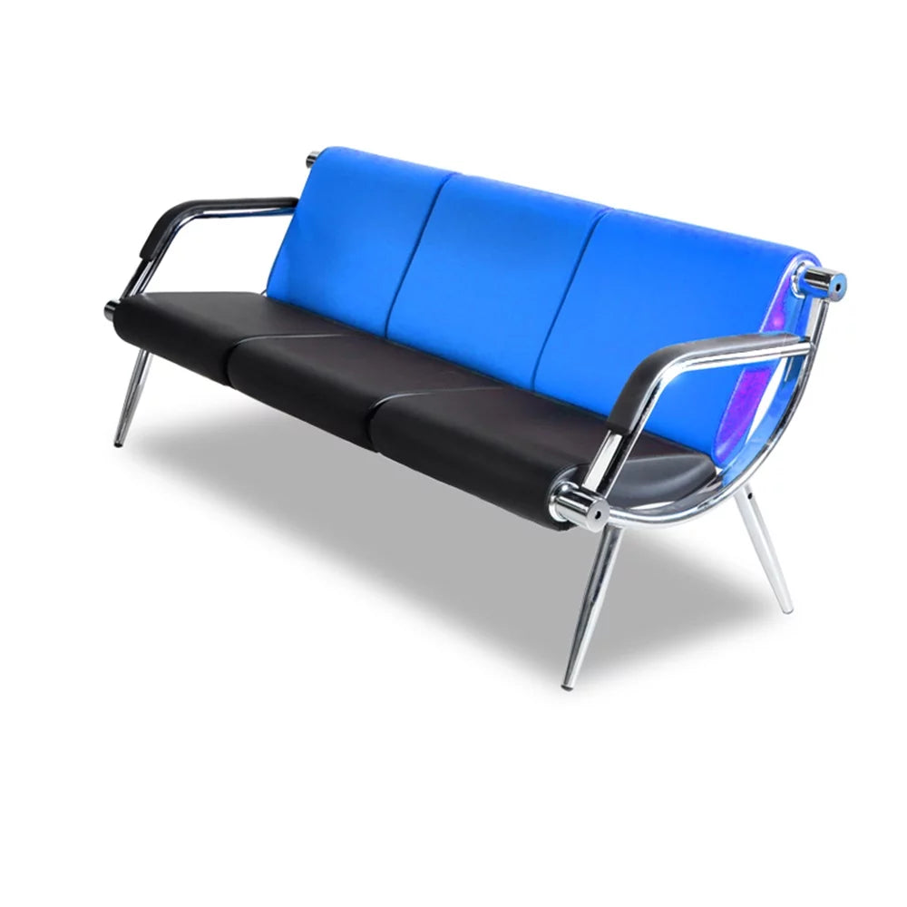 3 Seats PU Leather Office Reception Chair T51152