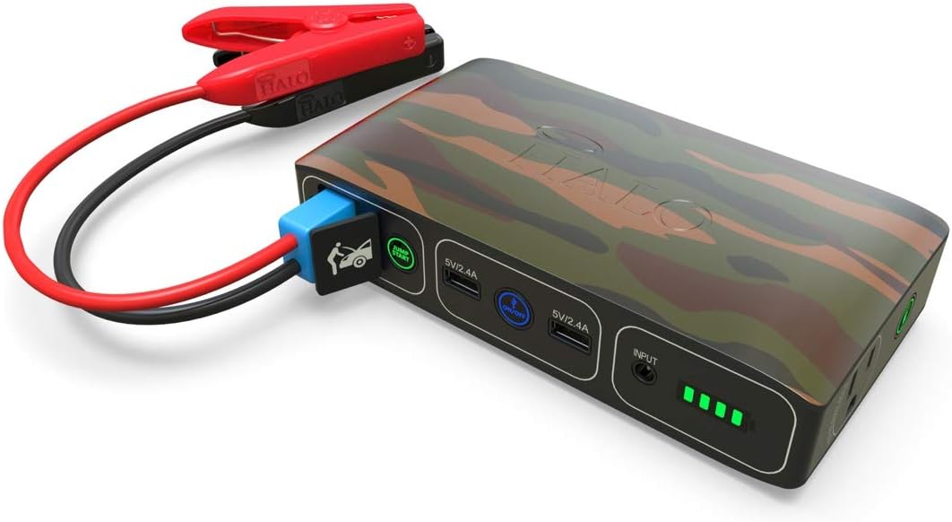 58830 mWh Portable Car Jump Starter with AC Outlet and Car Charger B8138