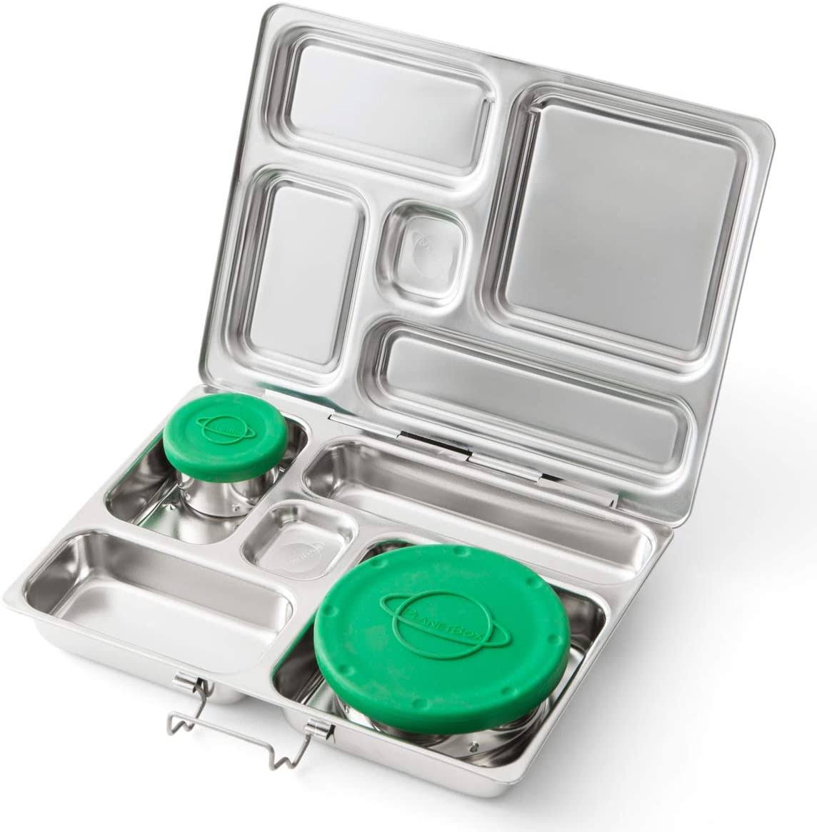 Eco-Friendly Stainless Steel Bento Lunch Box with 5 Compartments E404