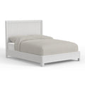 King Panel Bed in White E5308