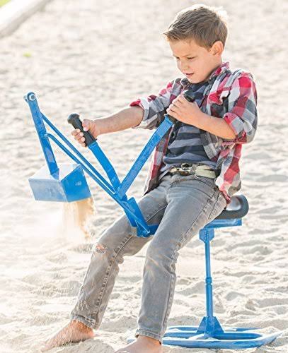 Blue Sandbox Backhoe Toy K6661