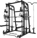 Smith Machine Power Cage with Weight Bar and LAT Pull-Down Systems G9472