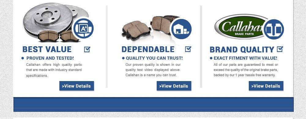 5 Lug Rotors Brake Pads with Clips Q60740