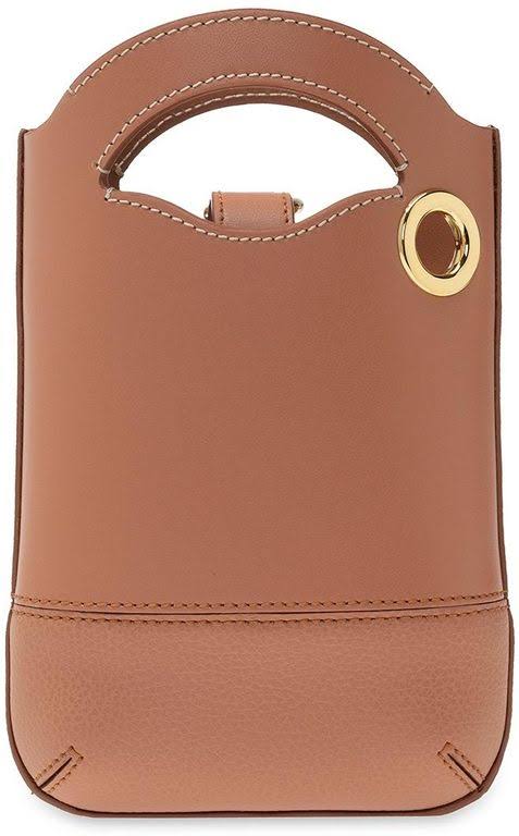 Mini Leather Crossbody Phone Pouch V716358