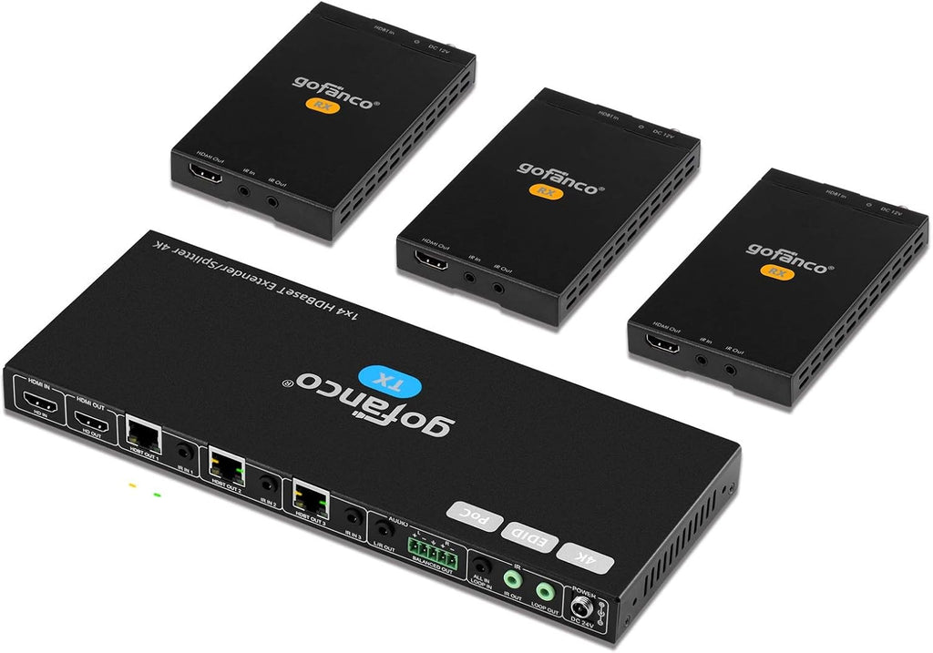 1x2 HDMI Extender Splitter Full HD 1080p Over Cat5e/Cat6/Cat7 Ethernet Cable C931