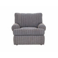 Blue Striped Fabric Chair I982471