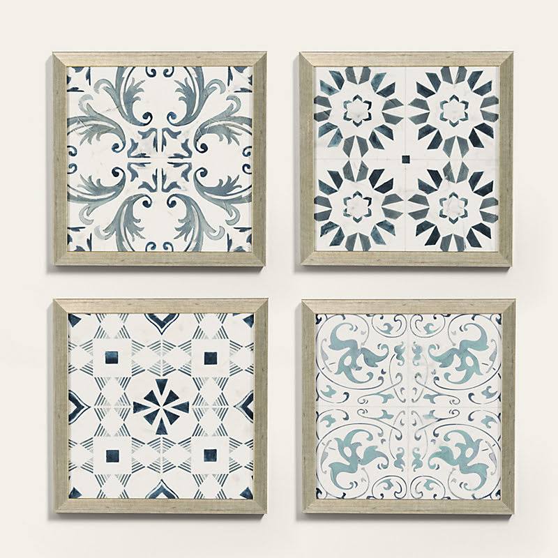 Patterned Tile Art E8509