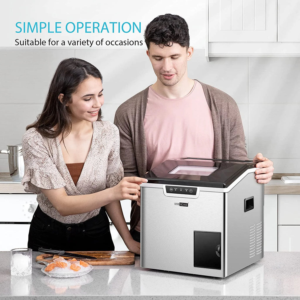 2 in 1 Countertop Ice Maker & Ice Shaver Machine Y687456
