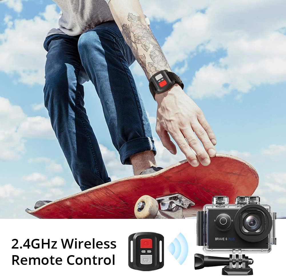 Native 4K30FPS 20MP WiFi Action Camera with Touch Screen U50393