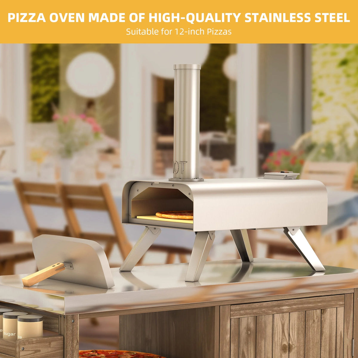12" Wood Fired Pizza Oven B416673
