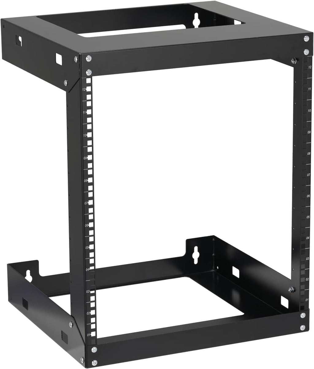 Wall Mount Rack 19 Inch Server Network Cabinet Black B5515