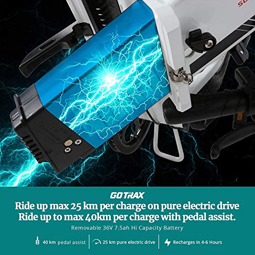 16" Folding Electric Bike with Rear Suspension S2072