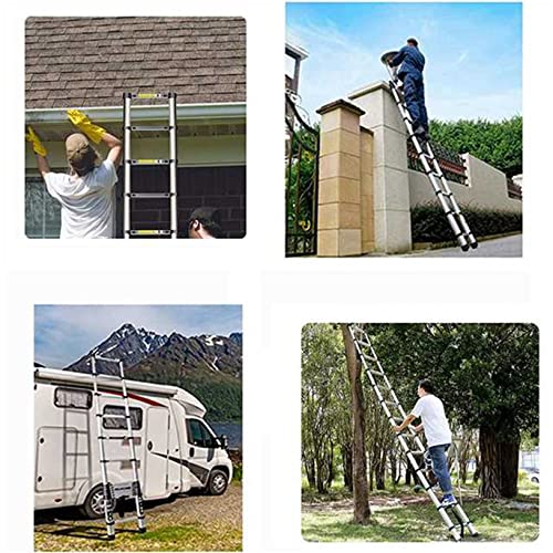 Aluminum Extendable Folding Telescoping Ladder, 330 lbs Capacity, 14.5FT T23204