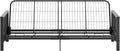 Black Metal Arm Futon Frame Z8785