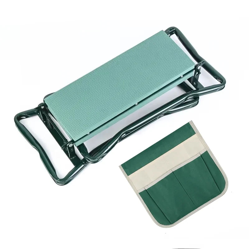 Folding Garden Kneeler Seat Bench with Stool Pouch V235