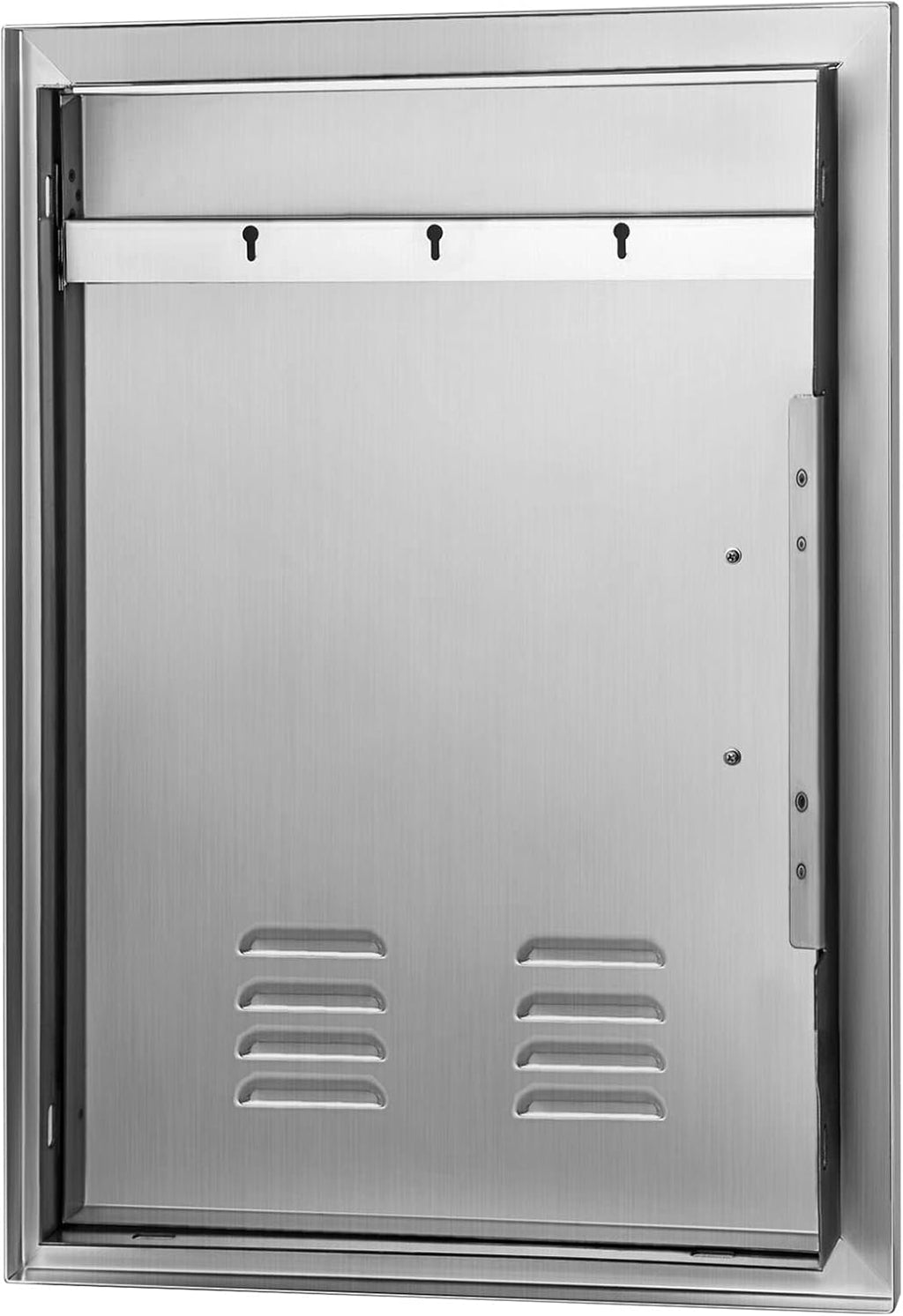 Stainless Steel Single Access Door with Vents T192448