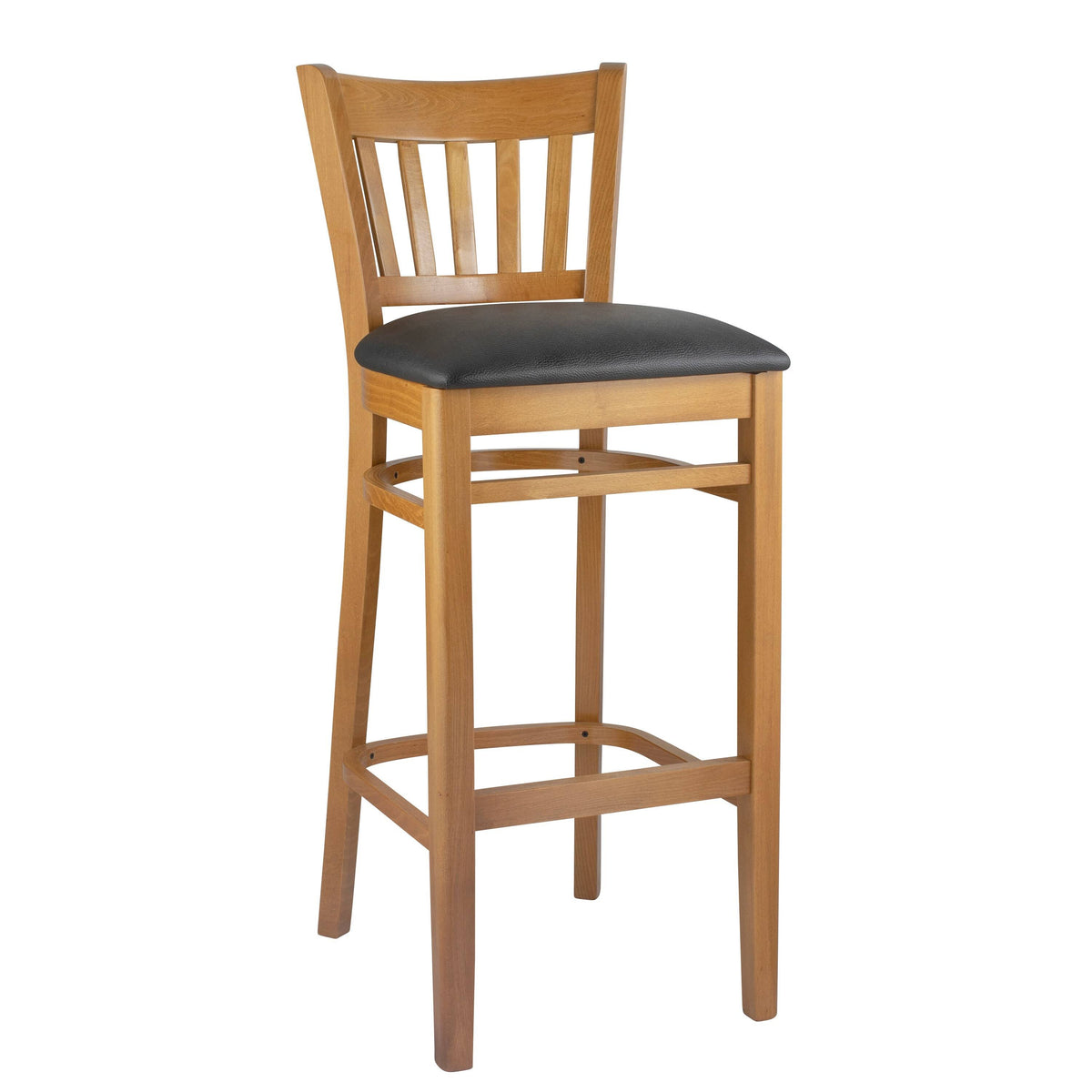 Mahogany Brown Vertical Bar Stool R87080