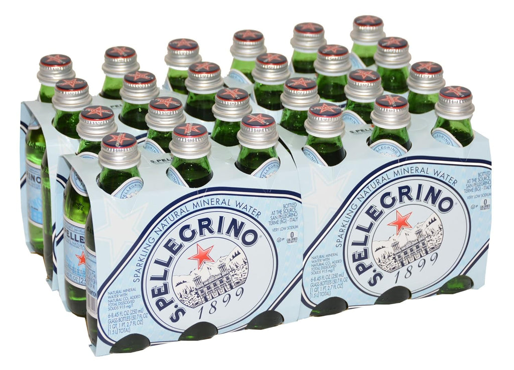 Natural Mineral Water 24 Glass Bottles 250 Ml/8.4 Oz. O614660