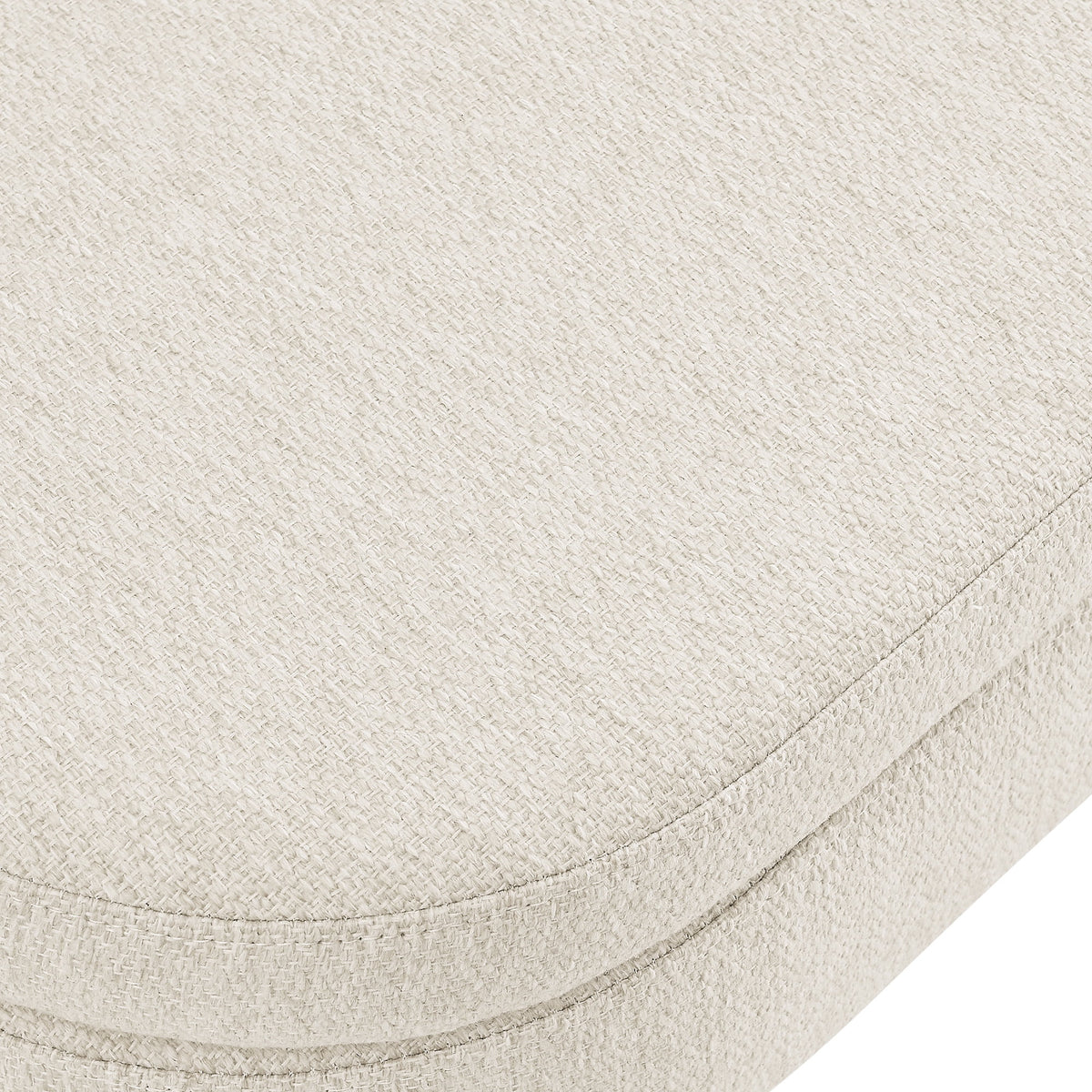 Oval Storage Bench with Rubber Wood Legs T776