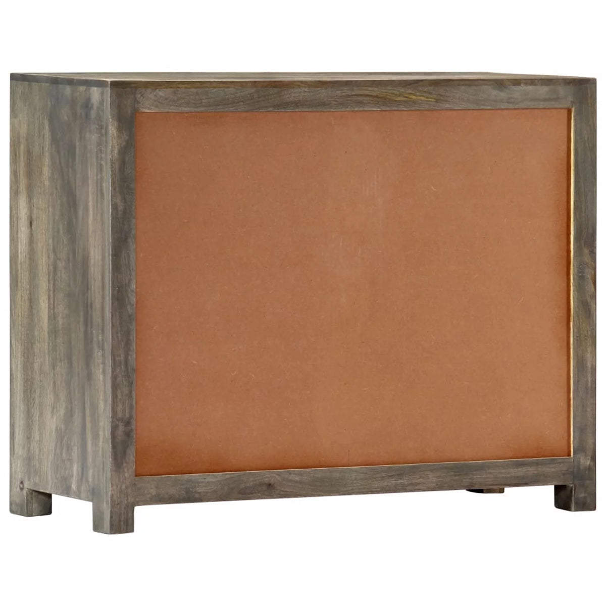 Gray Solid Mango Wood Side Cabinet N228311