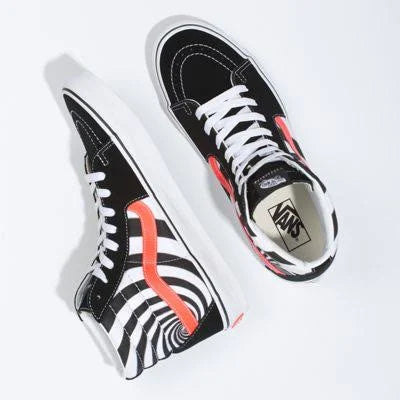 Sk8-Hi Black Fiery Coral Shoes E4620