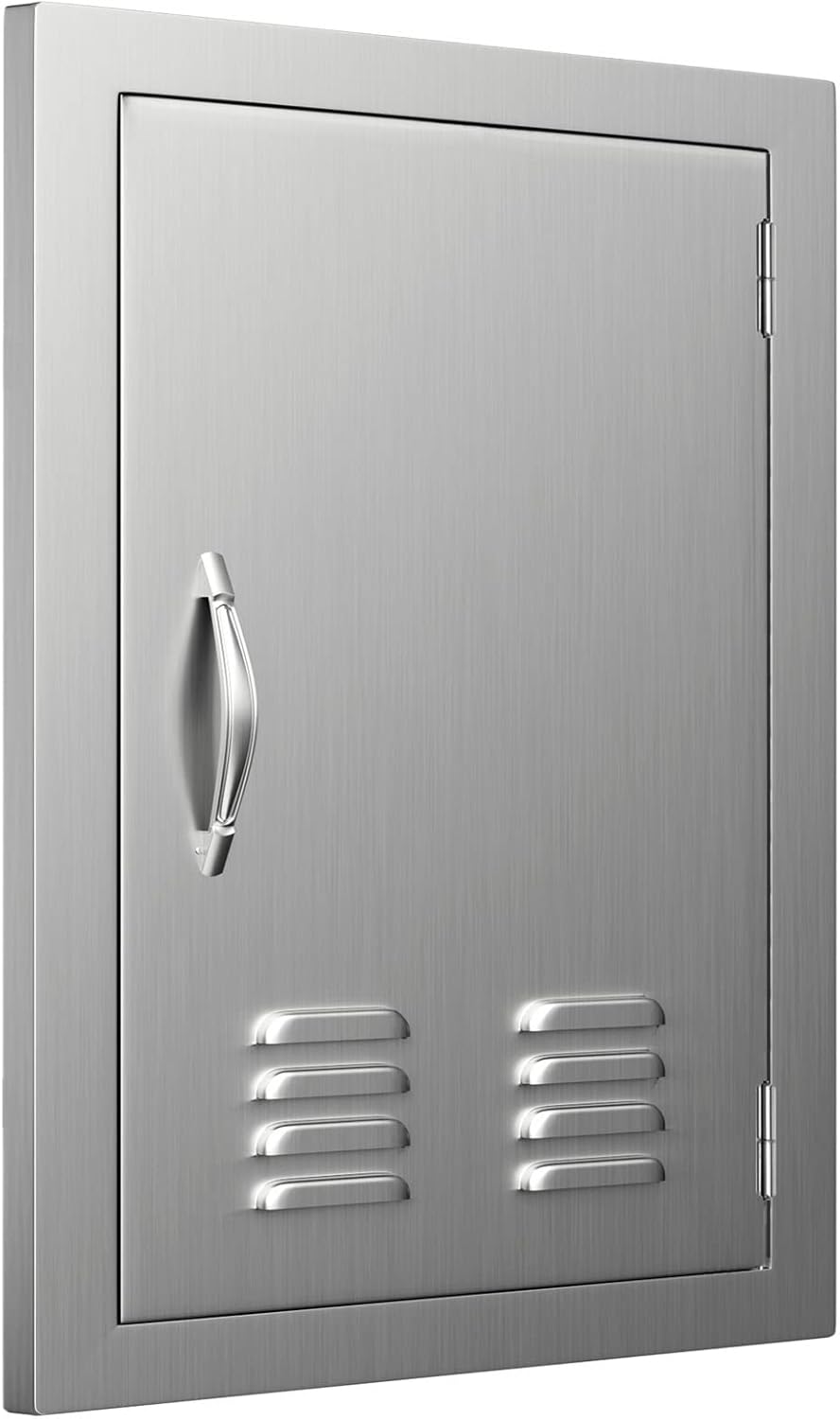 Stainless Steel Single Access Door with Vents T192448