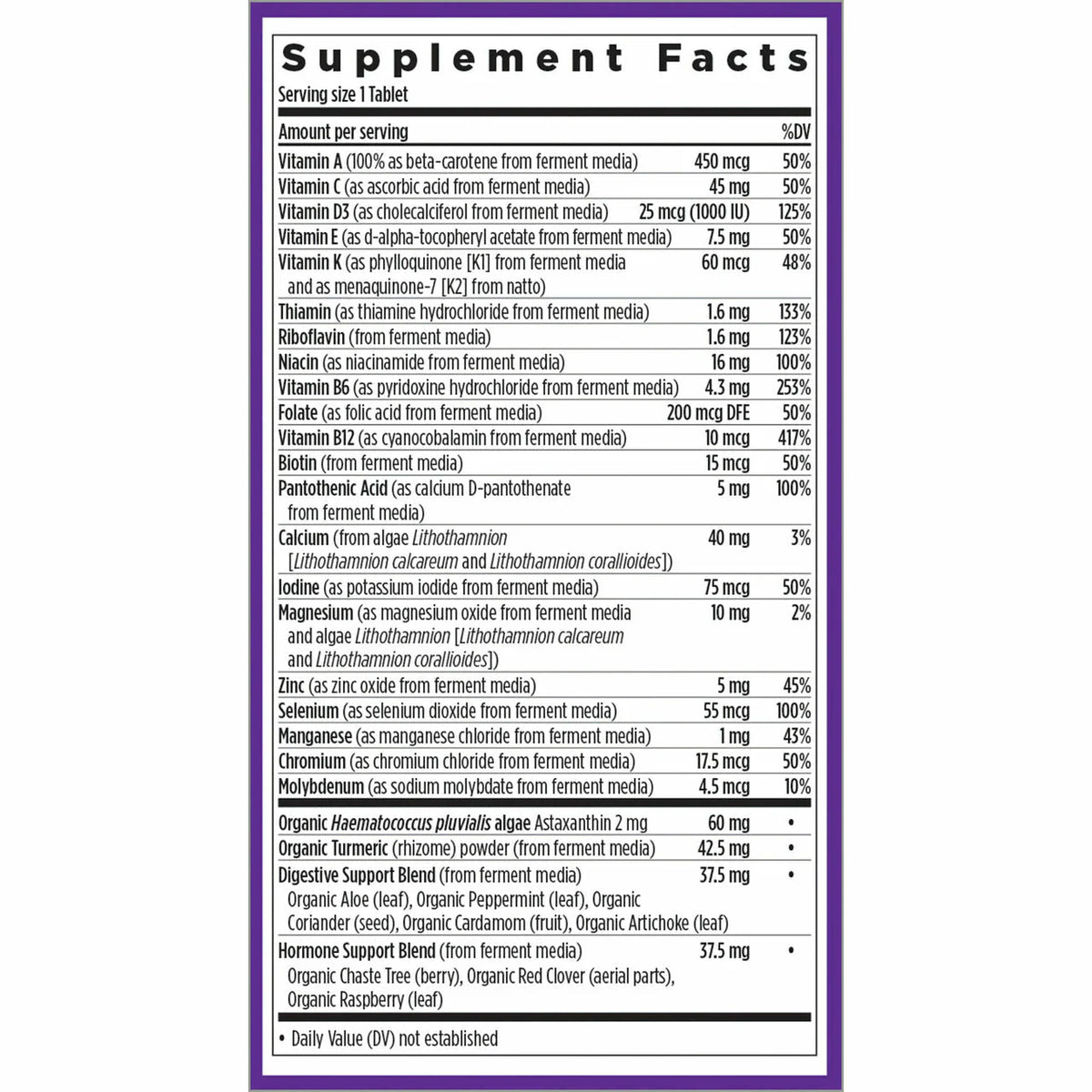 55+ Multivitamin Z798