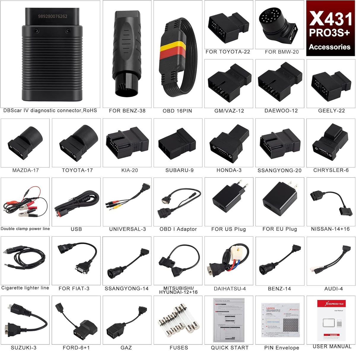 Bi-Directional Scan Tool with 31+ Reset Service, Full System Bluetooth Diagnostic Scanner, ECU Coding X14781